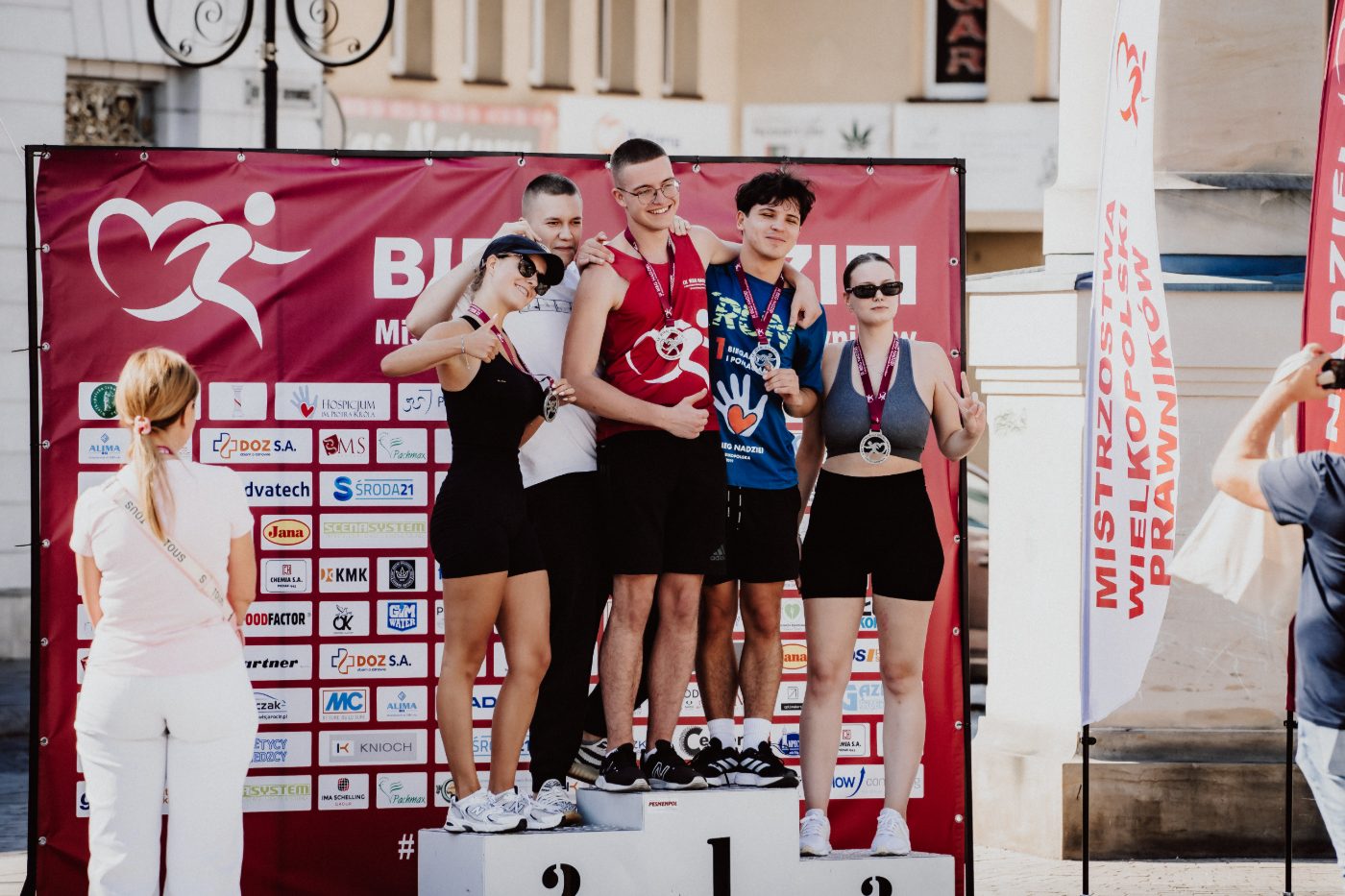 IX Bieg Nadziei, 2024 — podium na Starym Rynku